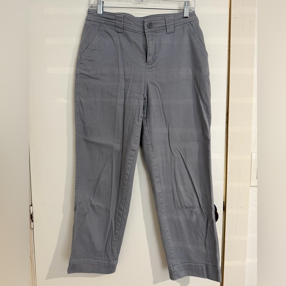 Blue a New Day women’s size 4 stretchy straight leg trousers #greytrousers